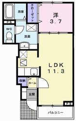 余部駅 徒歩42分 1階の物件間取画像